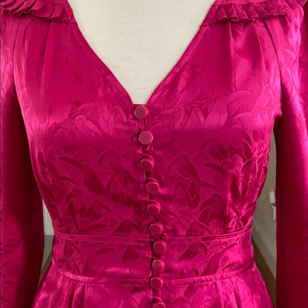 Fuchsia Marc Jacobs Silk Blouse - Picture 3 of 4